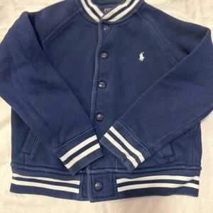 Polo by Ralph Lauren Kids Blue Varsity Jacket